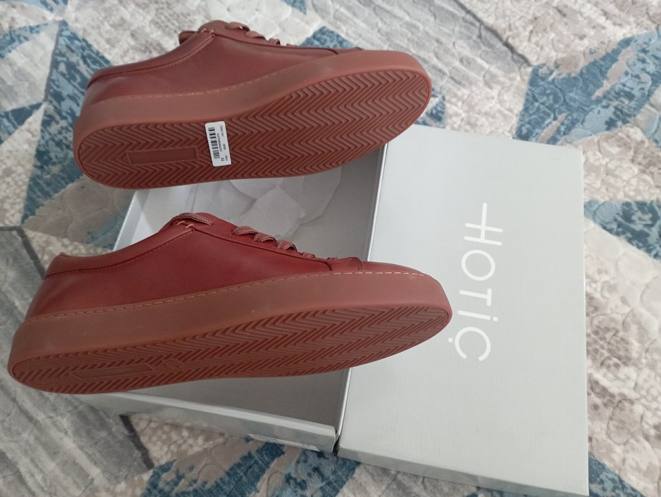 Kahverengi Deri Sneaker  HOTİÇ SIFIR — görsel 2/6