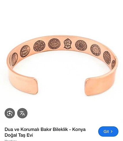 Bakir bileklik bilezik