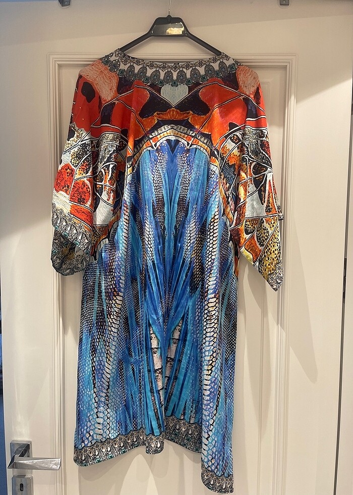 Ayyıldız  ithal taşlı pareo elbise - Görsel 5