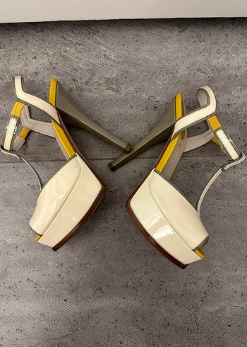 Fendi orjinal  Platform Topuklu Kadın Ayakkabı - Görsel 5