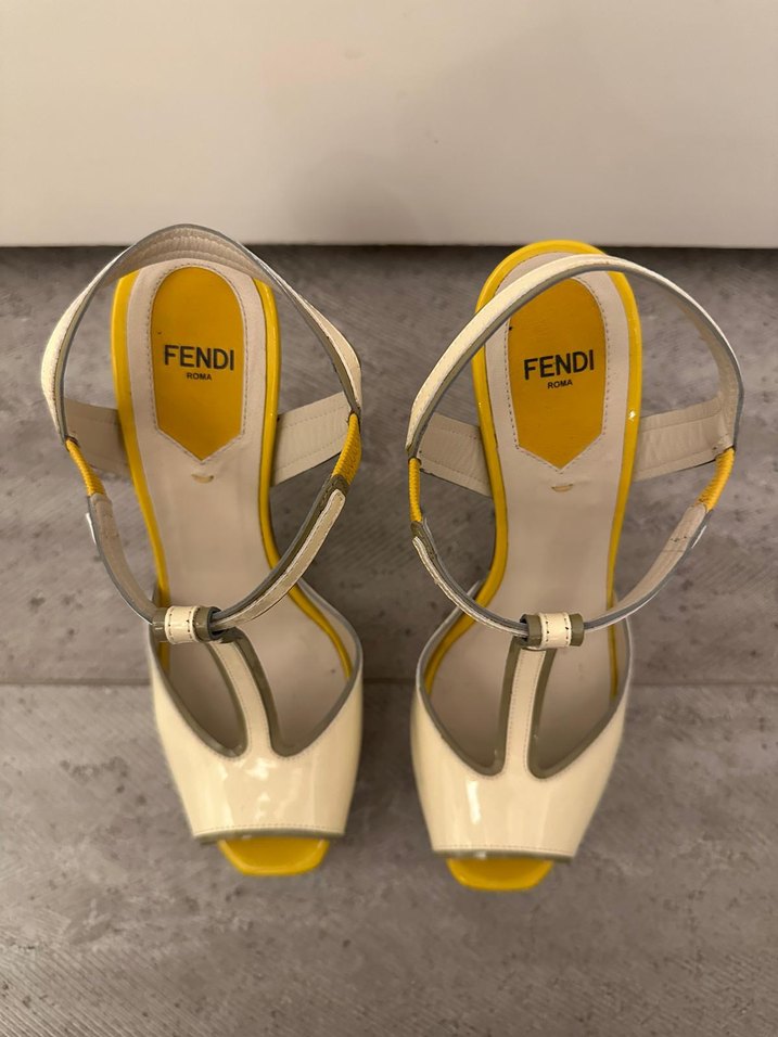 Fendi orjinal  Platform Topuklu Kadın Ayakkabı - Görsel 4