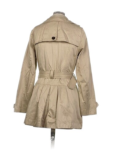 36 Beden Koton Trenchcoat %70 İndirimli.