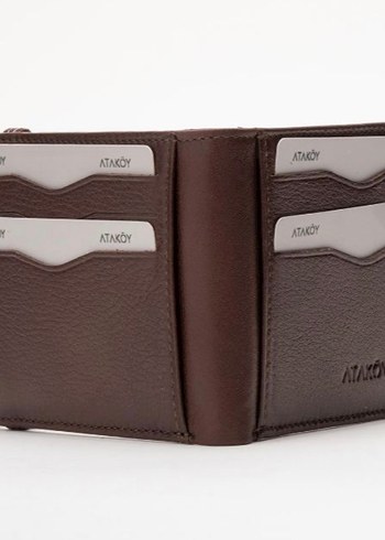 Hakiki deri Kahverengi Erkek Cüzdan - Görsel 7