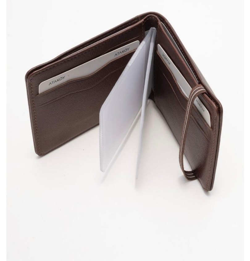 Hakiki deri Kahverengi Erkek Cüzdan - Görsel 5