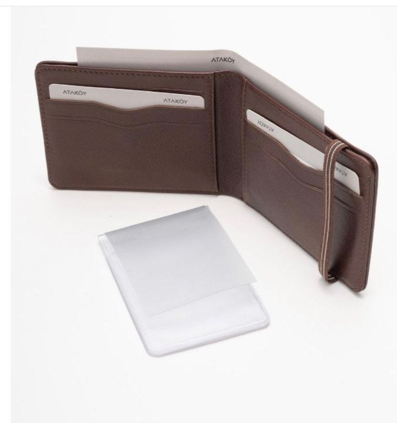 Hakiki deri Kahverengi Erkek Cüzdan - Görsel 3