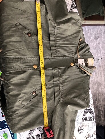 xl Beden haki Renk Tam baharlık trençkot