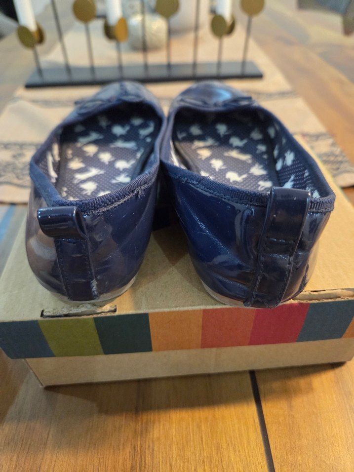 Kız Çocuk Lacivert Tokalı Babet Ayakkabı - Görsel 3