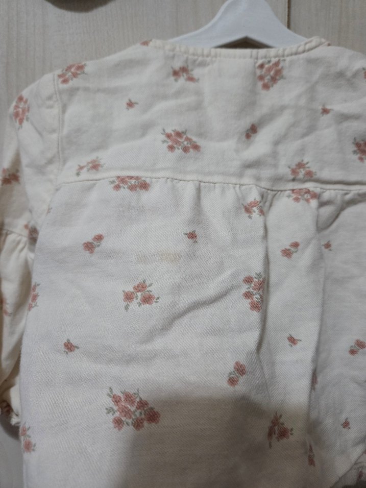 Kız Çocuk Pamuklu Uzun Kollu Baskılı Gömlek - Görsel 3