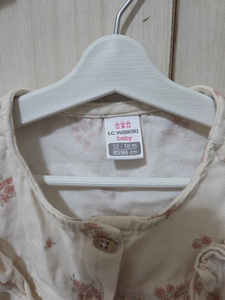 Kız Çocuk Pamuklu Uzun Kollu Baskılı Gömlek - Görsel 2