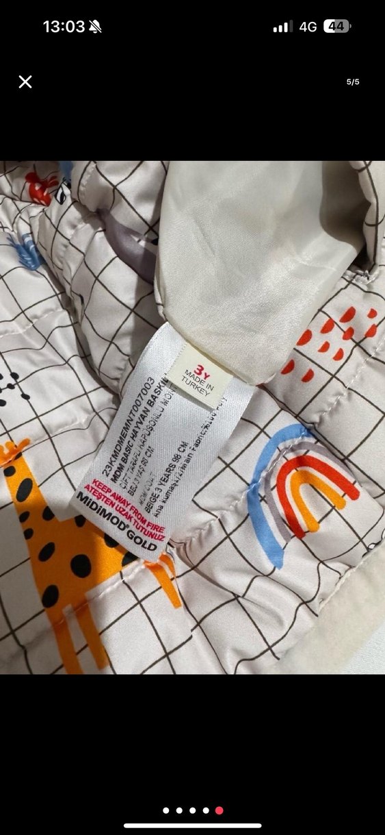 Kapüşonlu Baskılı Erkek Çocuk Mont - Görsel 4