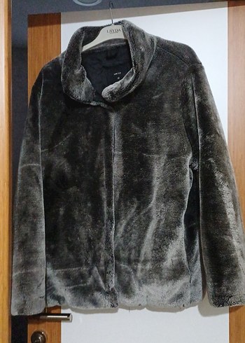 LC Waikiki Sik Gri Pelus Ceket
