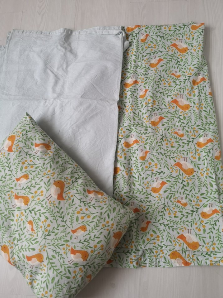 Yeşil Baskılı Çocuk Uyku Seti - Görsel 2