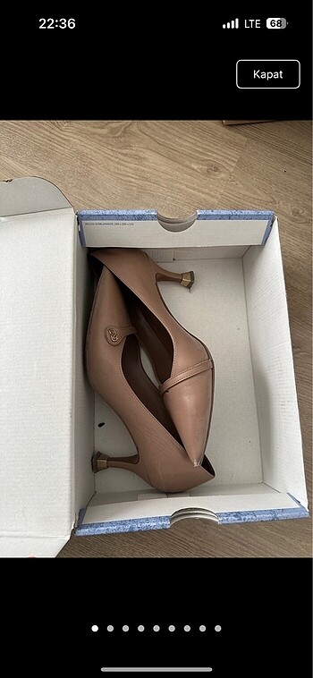 38 Beden camel Renk nuraace Stiletto