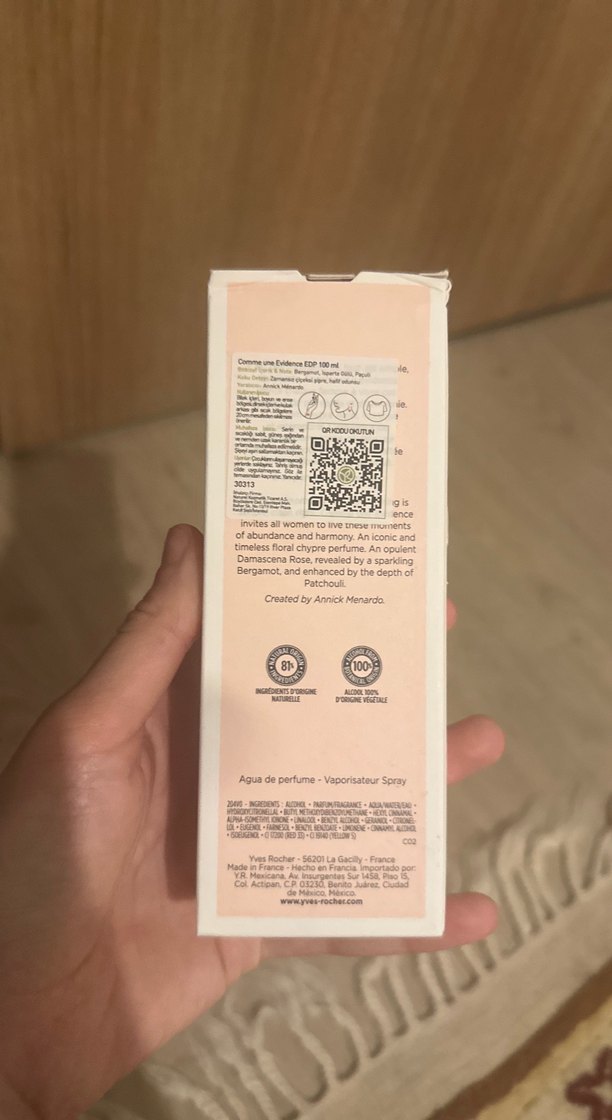 Yves Rocher Evidence Kadın Parfümü 100 ml - Görsel 4