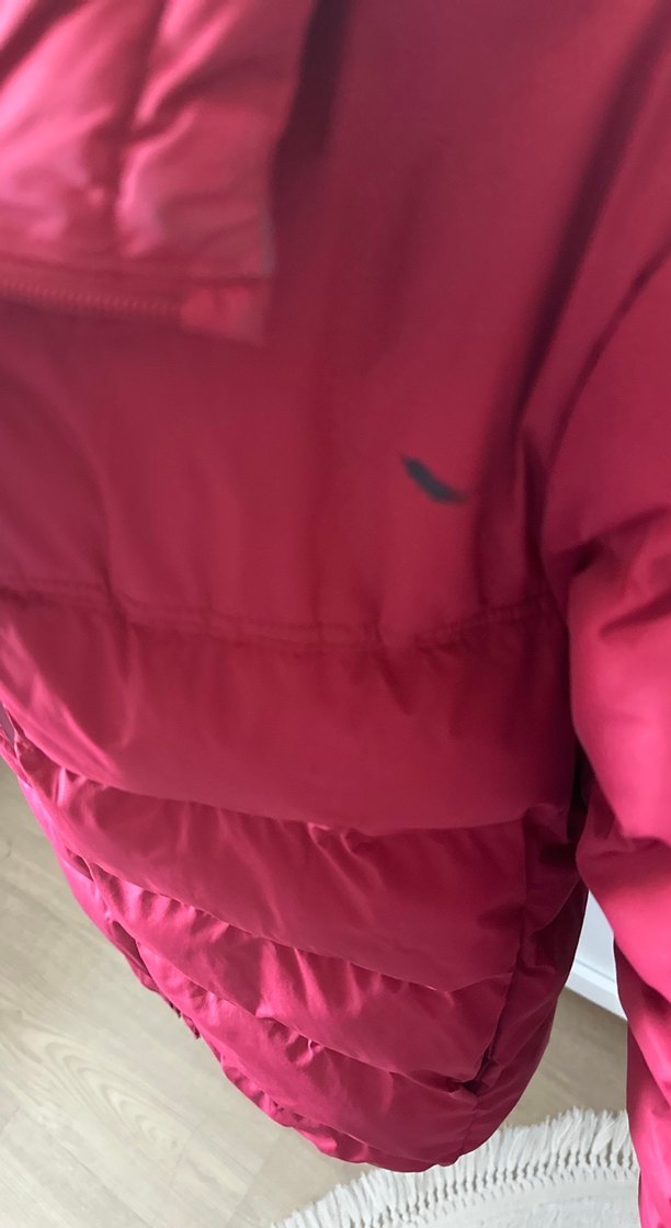 ZARA Kırmızı Fermuarlı erkek Kışlık Mont - Görsel 3