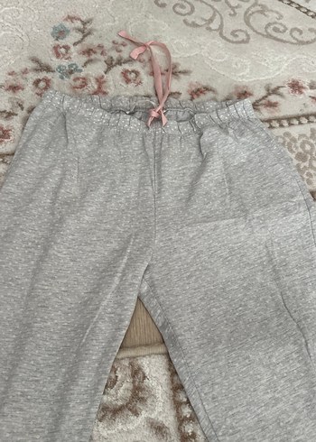 s Beden Gri Rahat Kesim Kadın Eşofman Altı