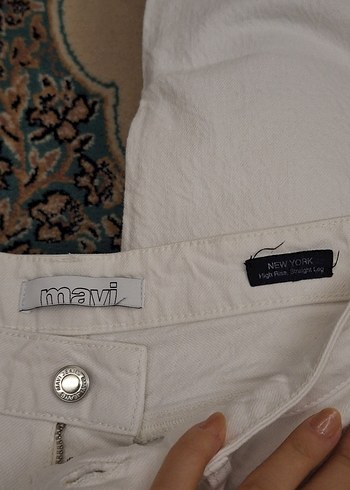 Mavi Jeans Minimal Beyaz Slim Fit Jean