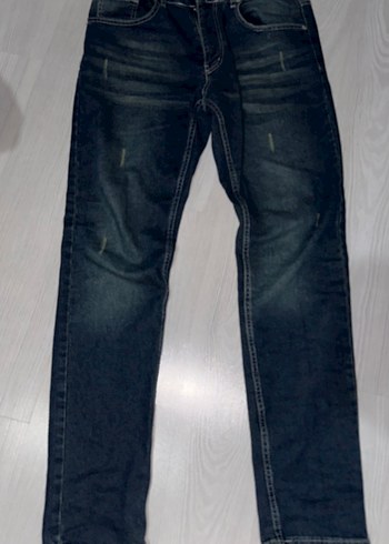 Diğer Koyu Mavi Slim Fit Denim Jean