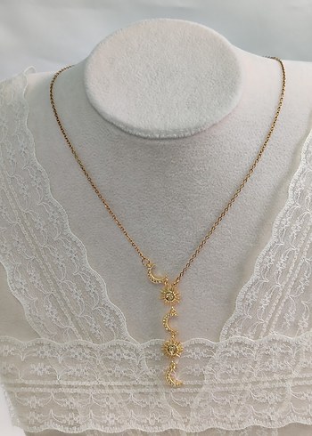 Accessorize  Altin Zincirli Gunesli Y Kolye