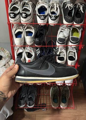 Nike Siyah Deri Sneaker