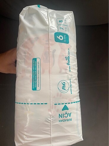 6 Beden: 16+ kg Beden Prima Aktif 6 Numara 34?lü