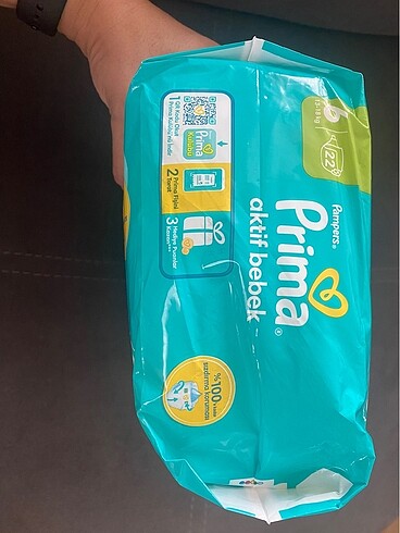 6 Beden: 16+ kg Beden Prima Aktif 6 Numara 22?li