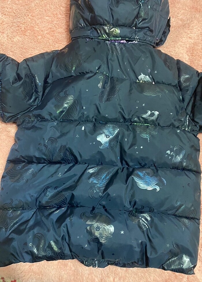 Zara lacivert mont - Görsel 2