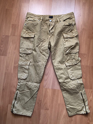 Pepe Jeans camel bej kargo pantolon