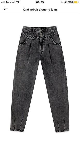 Slouchy jean