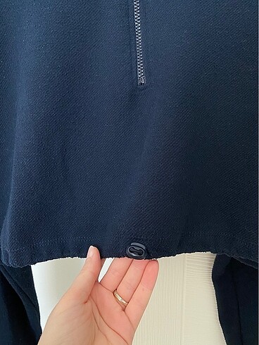 LTB Crop fermuarlı üst