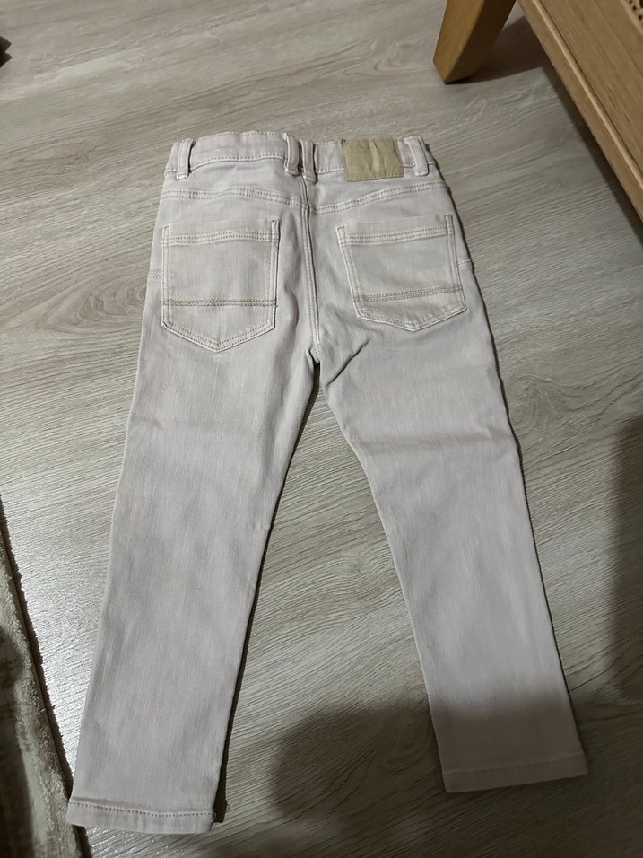 Beyaz Erkek Çocuk Denim Pantolon - Görsel 3