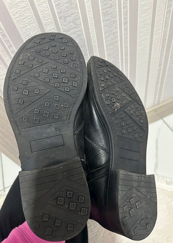 Erkek Siyah klasik Deri Tokalı Bot - Görsel 5