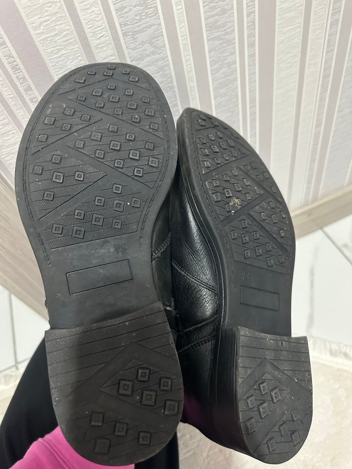 Erkek Siyah klasik Deri Tokalı Bot - Görsel 5