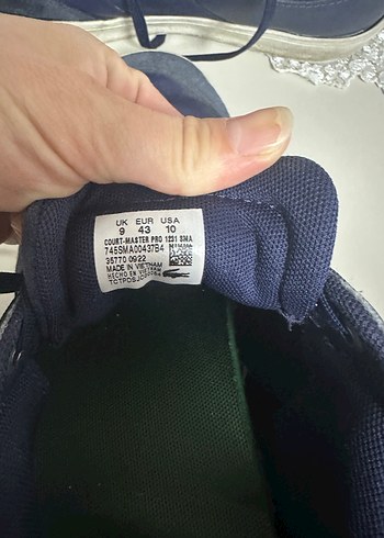 Lacoste Lacivert erkek  Spor Ayakkabı - Görsel 5