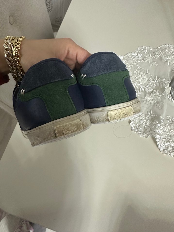 Lacoste Lacivert erkek  Spor Ayakkabı - Görsel 4