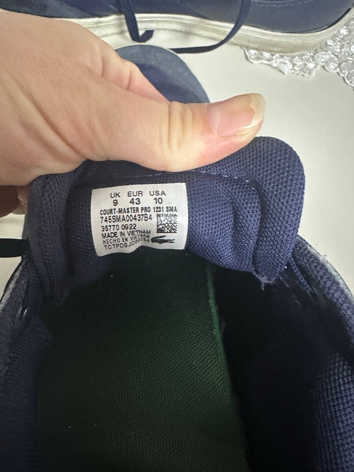 Lacoste Lacivert erkek  Spor Ayakkabı - Görsel 5