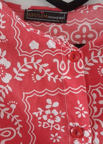 Pembe Bohem Uzun Kollu Kuşaklı Elbise - Görsel 5