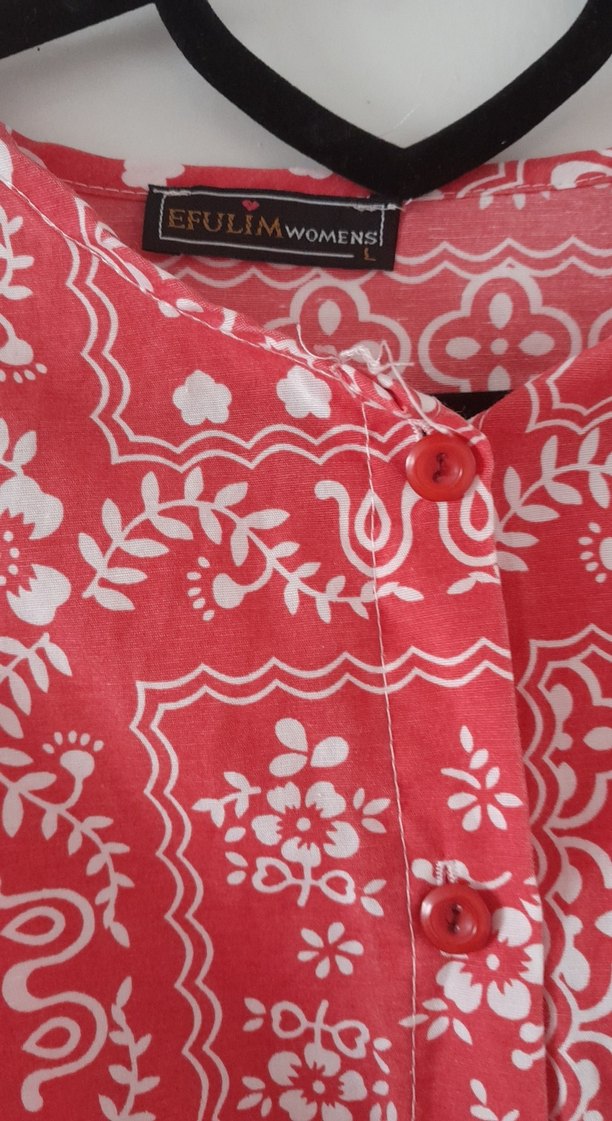 Pembe Bohem Uzun Kollu Kuşaklı Elbise - Görsel 5