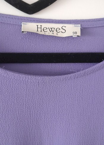 Uzun Kollu İndigo Elbise - Görsel 4