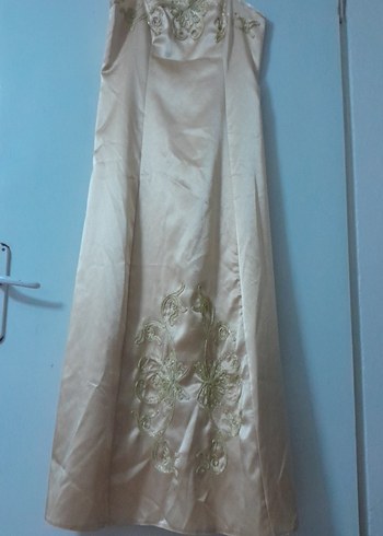 Uzun Beyaz A Kesim Bohem abiye - Görsel 5