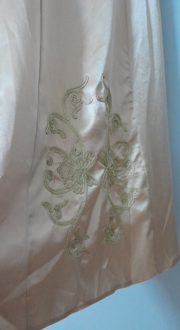 Uzun Beyaz A Kesim Bohem abiye - Görsel 3