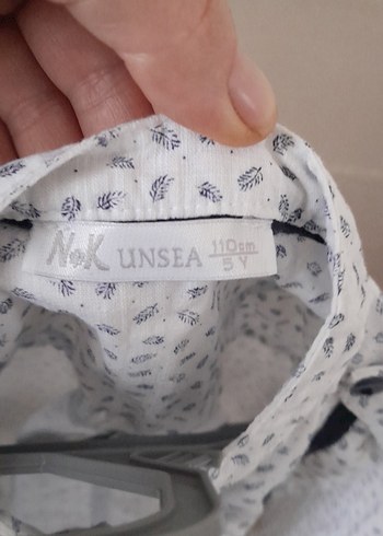 Erkek Çocuk Beyaz Desenli Papyonlu Gömlek - Görsel 4