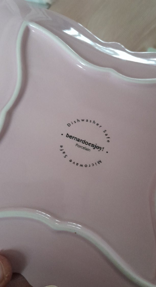 Pastel Renkli Beyaz Seramik kelebeki Tabaklar - Görsel 5