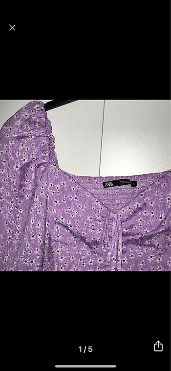 s Beden Zara lila bluz