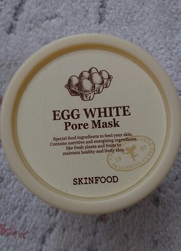 Diğer Skinfood egg white pore mask