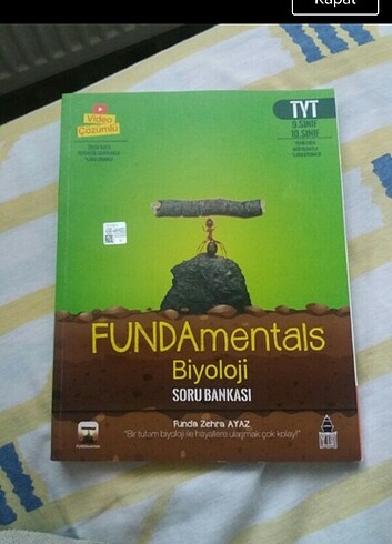 Tyt Fundamentals biyoloji soru bankasi