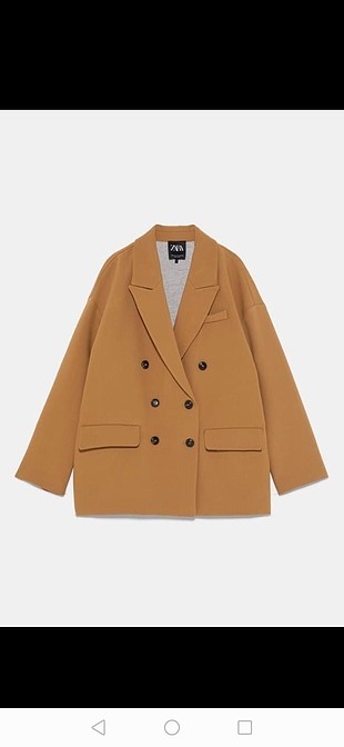 Zara zara devetüyü oversize blazer