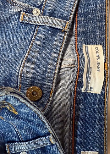 32 Beden Gri Tonlu Mavi Denim erkekPantolon