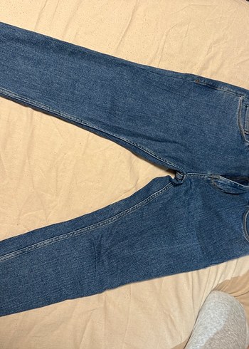 Gri Tonlu Mavi Denim erkekPantolon