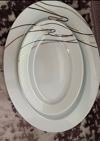  Beden beyaz Renk Emsan yemek takımı